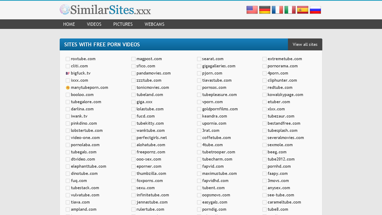 Similarsites Similarsites Xxx Compare Related Porn Sites